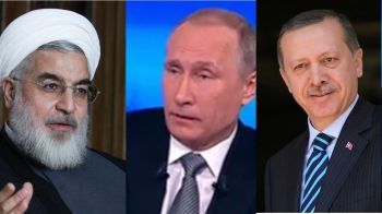 Эрдоган Путин и Рухани делят Сирию 