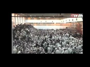 Обрушение трибуны с людьми во время молитвы в Израиле