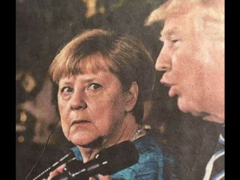 Меркель и Трамп договорились об увеличении бюджета НАТО